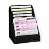 Mmf267061004 6.75in Yozos Printer Trays Back To School Mmf Steel Cashier Pad Rack 10 Pockets 8 X 11 Black 641438130022