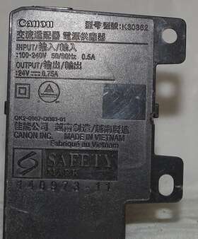 Canon K30362 Printer Power Supply Adapter For E488 Mx498