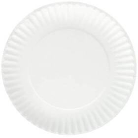 Empress 753570268508 Uncoated Paper Plate 6 Inch White 1000 / Cs 10 Packs 100