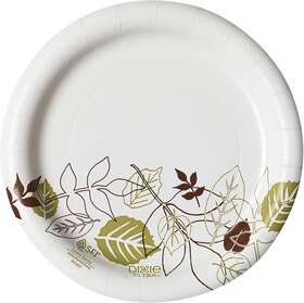 Georgia-pacific Ux7ws Dixie Medium-weight Paper Plates 6 7/8 Inch 125 Count Pack Of 4