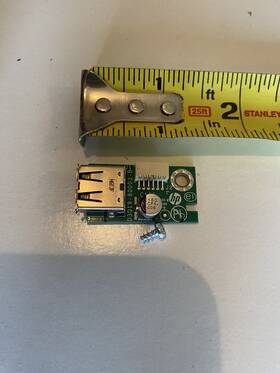D3q19-80003-b Hp Pagewide Mfp 377dw Usb Card Genuine Tested