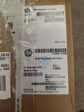 Hp G1w3967952 G1w39-67952 Serv Assy/feeder Kit Tray 3