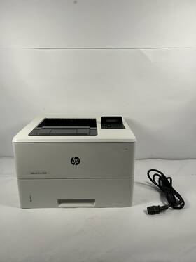 M501dn Hp Laserjet Pro Printer 550 Sheet Paper Tray Black White Lcd Display Back