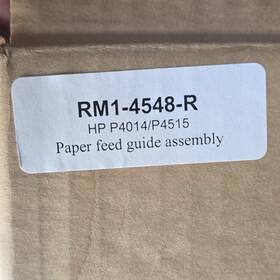 Hp Rm1-4548-r Paper Feed Guide Assembly For P4014 P4515 Silver Black