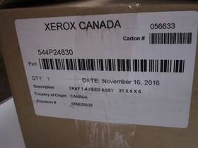 544p24830 Xerox 059k26939 Tray 1-4 Feed Assembly New Ob