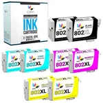 8PK Cmyi Replacement 802XL Cartridge Epson Workforce EC-4020 EC-4030 EC-4040. Fixed Price $85.79.