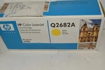 Hewlett Packard Hp Q2682A 3700 Yellow Sealed Toner New/genuine Box (#3340). Fixed Price $18.75.