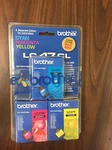 Brother Ink Cartridges - 3 Color Pack LC47M LC47Y. Fixed Price $12.95.