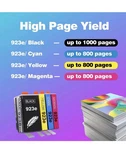 923E/ 923XL Ink Cartridges For Hp Printers 8120E 8130E Replacement Fship. Fixed Price $26.95.