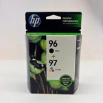 Hp 96/97 Black+color Officejet 7210 7310 7410 B8350 9800 Exp. October 2013 Oem. Fixed Price $22.75.