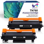 2PK High Yield TN760 Toner Cartridge For Brother MFC-L2710DW HL-L2395DW. Fixed Price $18.99.