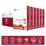 Hp Printer Paper Premium 32LB, 8.5X11, 100 Bright, 6 Ream Case, 3000 Sheets. Fixed Price $140.15.