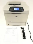 Hp Laserjet 4250N Monochrome Network Printer 64MB W/142K Pages, Toner. Fixed Price $239.99.