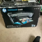 Hp Photosmart C4680 Inkjet Printer Copy-print-scan Brand New Box Has Wear.. Fixed Price $129.99.
