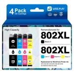 4PK 802XL Ink Cartridges Epson Workforce Pro WF-4720 WF-4730 WF-4734 WF-4740. Fixed Price $19.59.