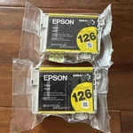 2PK Genuine Epson 126 Yellow Ink WF3520 WF3540 WF7010 WF7510 WF7520. Fixed Price $11.00.