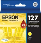 New Genuine Epson T127 Yellow Ink Cartridge Nxseries NX530 NX625 WF-3520 WF-7520. Fixed Price $6.99.
