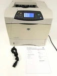 Hp Laserjet 4250N Monochrome Printer Network 1280MB W/ 91K Pages, Toner. Fixed Price $215.98.