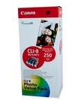 Canon Genuine CLI-8 CMYK+GP501 Photo Paper IP4200/IP5200R/MP500/MX850 Set Bnib. Fixed Price $28.59.