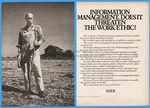 1979 Xerox Information Management System American Work Ethic Farmer Photo Ad. Fixed Price $10.99.