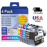 LC3019 Xxl Ink Cartridge Set 4-PACK (bk/c/m/y) For Brother MFC-J6530DW. Fixed Price $20.02.