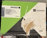 Lexmark 50F0Z00 Black Return Program Imaging Unit Page Open Box Sealed. Fixed Price $32.00.