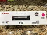 Canon 116 Magenta Toner Cartridge 197-B001 For LBP5050 Nib. Fixed Price $50.00.