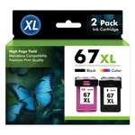 67XL Ink Cartridge For Hp Deskjet 2700E 2800E 2852E 2855E Envy 6055E 6455. Fixed Price $31.85.