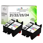 4PK For Dell Series 21 22 23 24 Black & Color Cartridges P513W P713W Printer. Fixed Price $15.95.