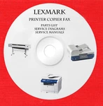 Lexmark Printer Copier Parts List Service Information 1 Dvd Pdf. Fixed Price $19.25.