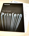 1985 Panasonic Non-impact Printers Product Brochure & Specification Sheets C6. Fixed Price $19.99.