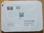 Genuine Original Hp No 02 Black Printer Ink Cartridge C8719W For Photosmart New. Fixed Price $26.99.