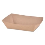Sct 0517 2 Lbs. Capacity Eco Paper Food Trays - Brown Kraft (1000/CARTON) New. Fixed Price $55.91.