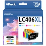 4PK-LC406 Ink Cartridge For Brother MFC-J4335DW MFC-J4535DW MFC-J4345DW. Fixed Price $16.95.