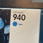 Hp 940 C4903A Cyan Ink Printer Cartridge Hewlett Packard Officejet Sealed Box. Fixed Price $10.50.