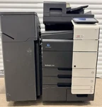 Konica Minolta Bizhub C750I Color Copier Printer E/ FS-540SD Finisher 473K. Fixed Price $975.00.