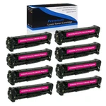 8PK CB543A Magenta Toner Compatiblewith Hp Laserjet 125A CP1518NI CP1215 CP1515N. Fixed Price $105.92.