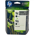 Hp 96 Black Ink Cartridge Twin Pack C9348FN Deskjet Oem New Old Stock Sealed. Fixed Price $15.92.