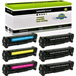 Toner Cymb CB540A - CB543A Lot For Hp Laserjet CP1215 CP1515 CP1518NI. Fixed Price $75.09.