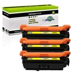3PK CE252A Yellow Tone Compatible For Hp Color Laserjet 3525N 3525DN CP3525X. Fixed Price $71.72.