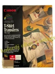Canon TR-101 T-shirt Iron-on Transfer Paper 16 Sheets 8.5X11 For Inkjet. Fixed Price $7.00.