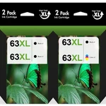 63 Xl Ink Cartridges For Hp Envy 4516 4520 4522 Officejet 3830 4650 5255 Printer. Fixed Price $23.95.