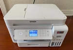 Epson Ecotank ET-3850 Color Inkjet All-in-one Printer White 110 Pages Printed. Fixed Price $183.00.
