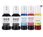 5PK Refill Ink Bottles For Epson Ecotank 502 ET-4760 ET-2760 ET-2750 ET-3760 New. Fixed Price $24.90.