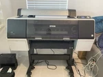 Epson Stylus Pro 7900 Wide Inkjet Printer 24" No Maintenance Tank. Fixed Price $240.00.