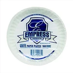 Empress 1004997 Uncoated Paper Plate- In. White- Pack. Fixed Price $23.26.