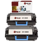 2PK Lts 331-9805 Black Compatible For Dell B2360 B3460 B3465 Toner Cartridge. Fixed Price $150.89.