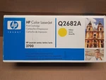 Hp Q2682A Color Laser Jet Yellow Print Cartridge. Fixed Price $16.99.