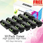 10PK Black Toner For Lexmark 521 52D1000 MS810DE MS810DN MS811DN MS812DN. Fixed Price $331.45.