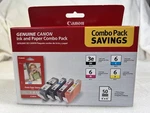 Canon BCI-3E/6 Colors With Photo Paper Sheets Compatible IP5000, IP4000R. Fixed Price $29.99.